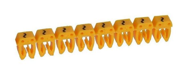 Маркер CAB 3 - условное обозначение - для кабеля 1,5-2,5 мм² - переменный ток